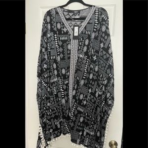 Beautiful Slim Factor by Investments Women’s V Neck 3/4 Sleeve Tunic